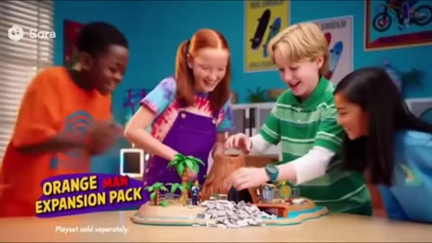 90s Toy Ad of Epstein's Island Sora