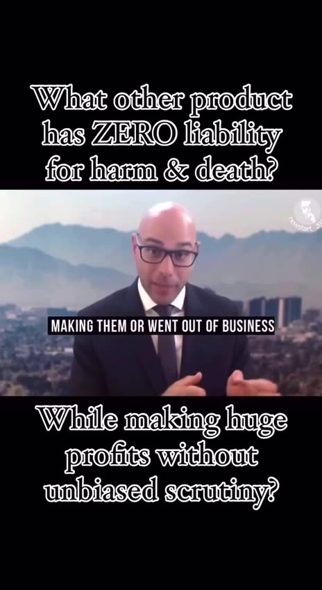 Zionist Poisons Protected By Legal Immunity