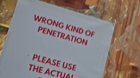 Clever Marketing Of Smashed Window At Adult Store