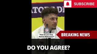 Mahomes Reveals How To Stop Him