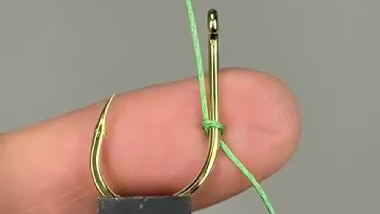 How to put yarn on the barashi (fishing rod) ?