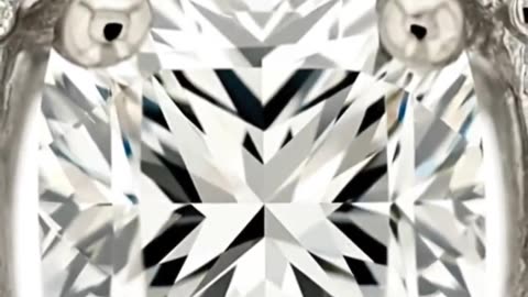 PRINCESS DIAMOND HALO PENDANT ON NECKLACE