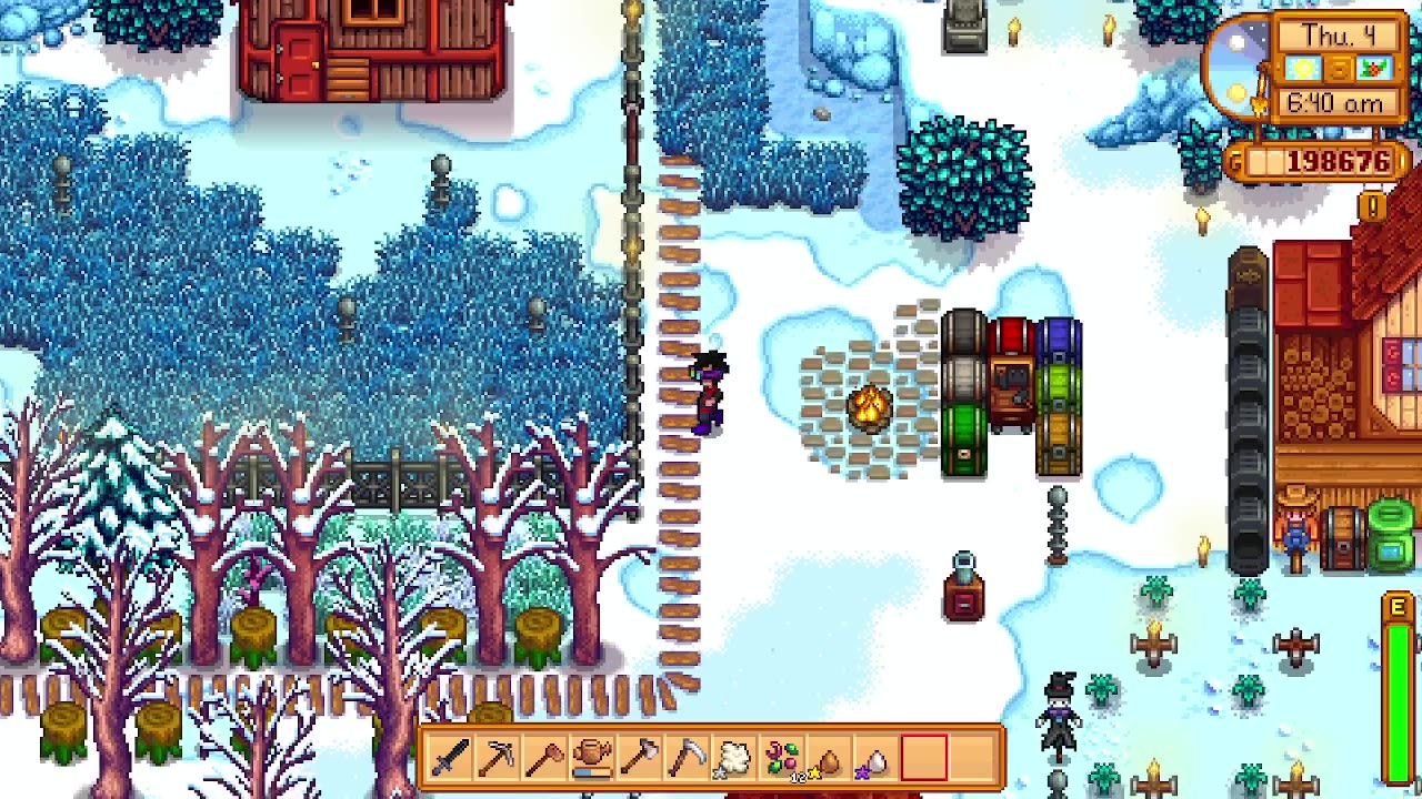 FIRST WINTER | Stardew Valley Week 13