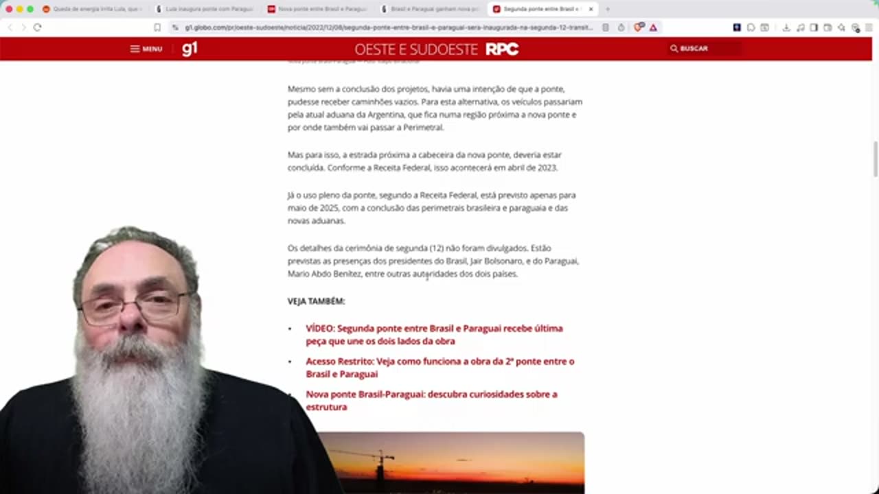 LULA está NERVOSO: LULA tenta INAUGURAR PONTE que JÁ FOI INAUGURADA por BOLSONARO e dá TUDO ERRADO.