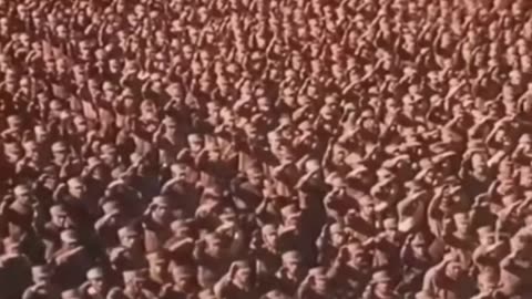 Adolf colorized speech