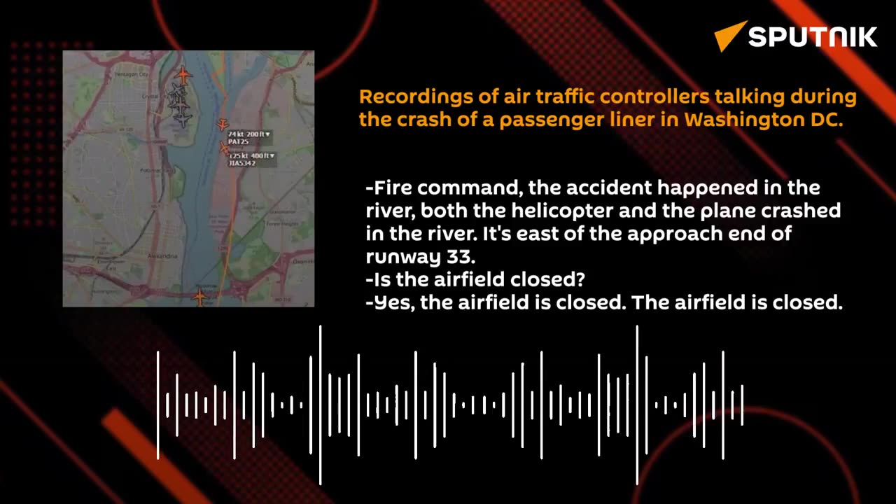 Excerpt from air traffic controllers’ negotiations MOMENTS after the midair collision above DC!