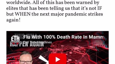 Pestilence is coming more worse than C-19