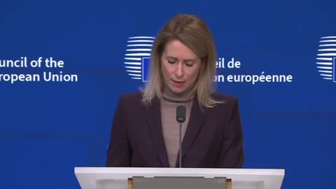 EU's Foreign Policy Chief Kaja Kallas, says a commission to address "claims for war damages