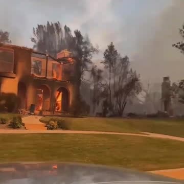 House on Fire in California
