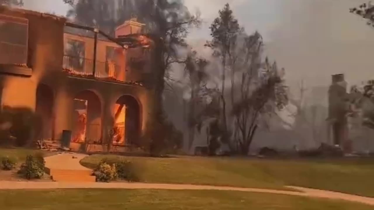 House on Fire in California