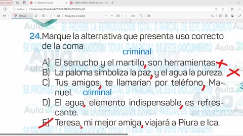 AULA 20 REGULAR 2026 - 1 | Seminario | RV | Aritmética | Lenguaje | Psicología