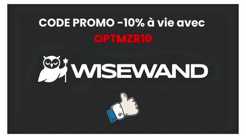 Wisewand Code Promo "OPTMZR10" -10% à vie