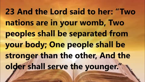 God’s choice of the younger over the older.