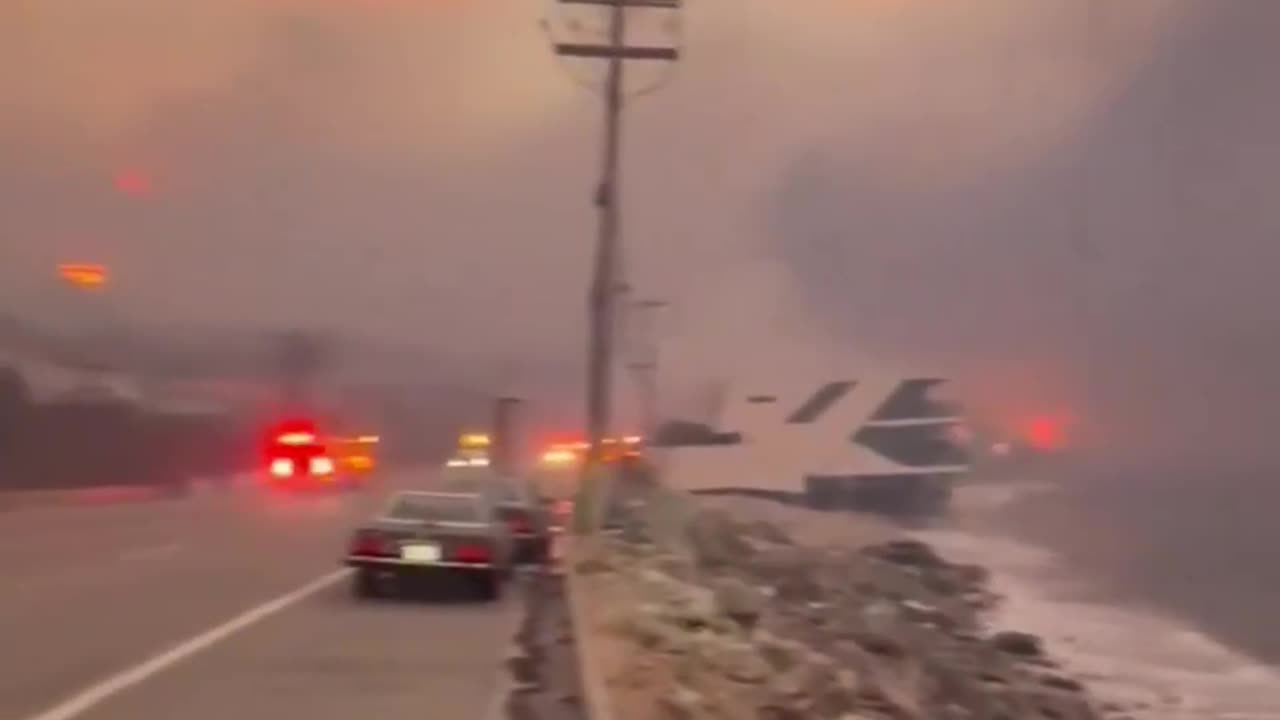 Beachfront homes in Malibu, California completely gone after getting ravaged by fires.