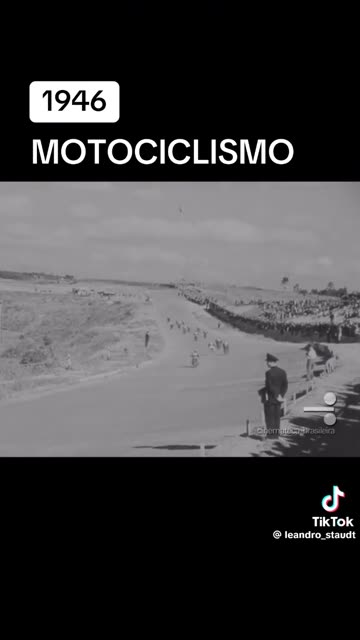 Corrida de Moto em Interlagos em 1946