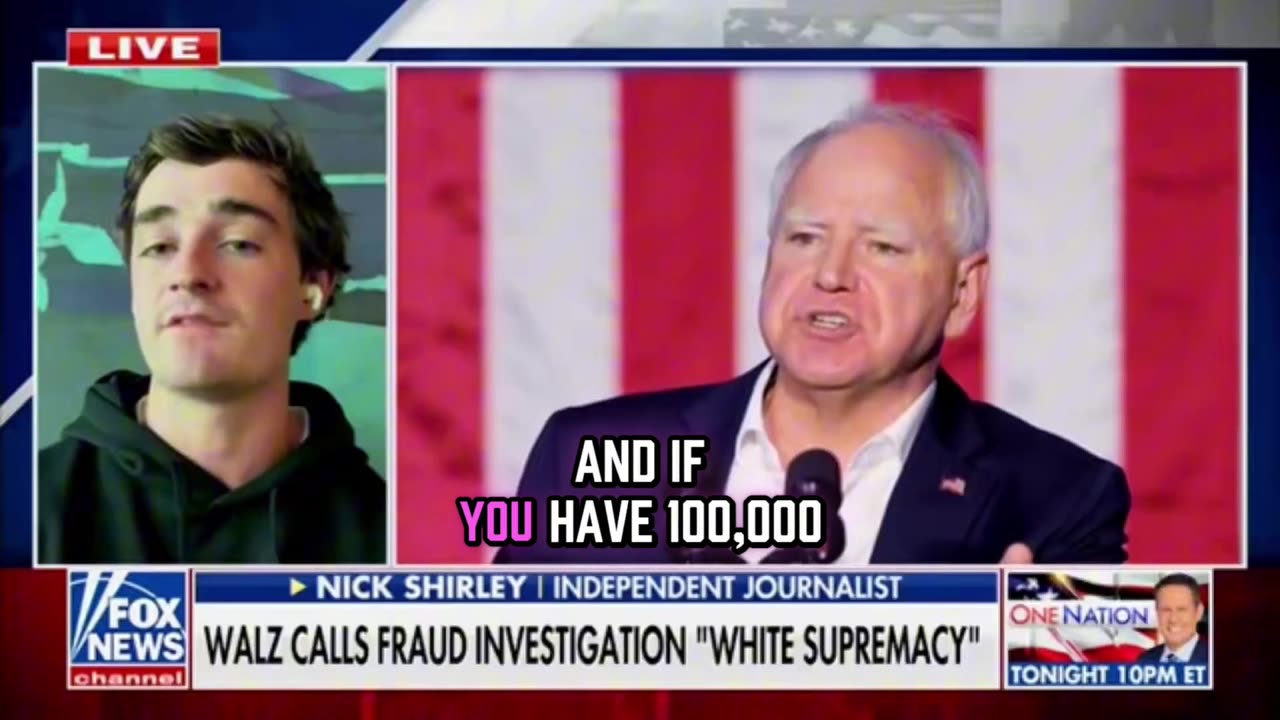 Commentator Slams Gov. Tim Walz Over ‘White Supremacist’ Label in Minnesota Debate