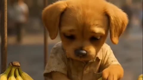 The poor dog stole a lolipop , so his rich friends are making fun of him