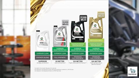 Castrol GTX Full Synthetic 5W-30 Motor Oil, 5 Quarts