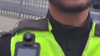 The "British" police barely speak English.