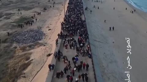 A historic day: Over a million Palestinians return to northern Gaza after the destruction o...