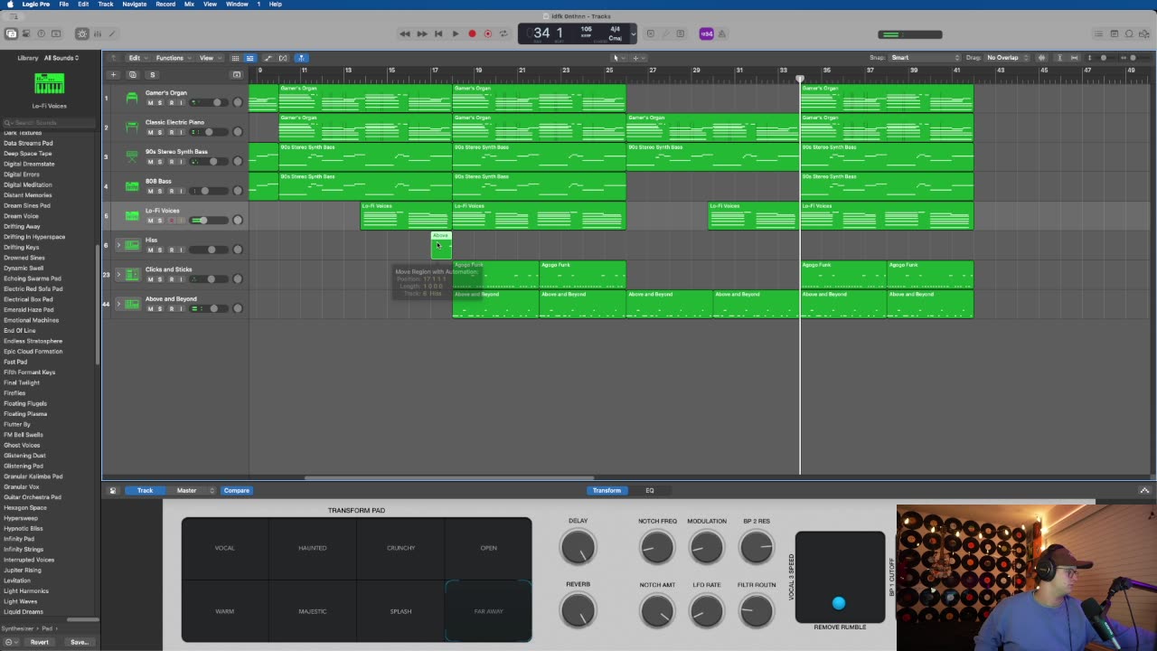 Jamming/writing music