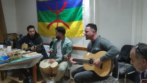 احتفال بالسنة الامازيغية الجديدة 2976 جمعية ماسينيسا طنجةوصلة غنائية قبيلة تمسمان