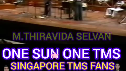 ONE SUN ONE TMS LEGEND M.THIRAVIDA SELVAN SINGAPORE TMS FANS