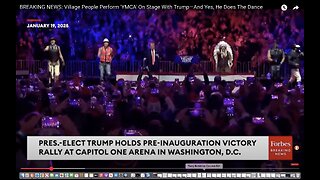 BREAKING NEWS - Village People Perform 'YMCA' On Stage With TRUMP—HE'S DANCING - SEGMENT 55