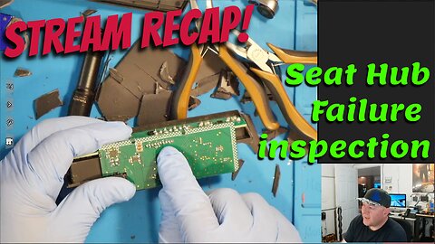 RECAP: permobil seat hub teardown (failure inspection)