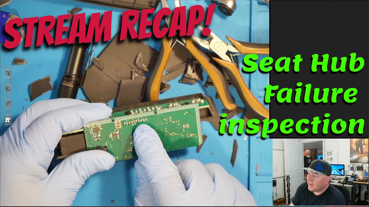 RECAP: permobil seat hub teardown (failure inspection)