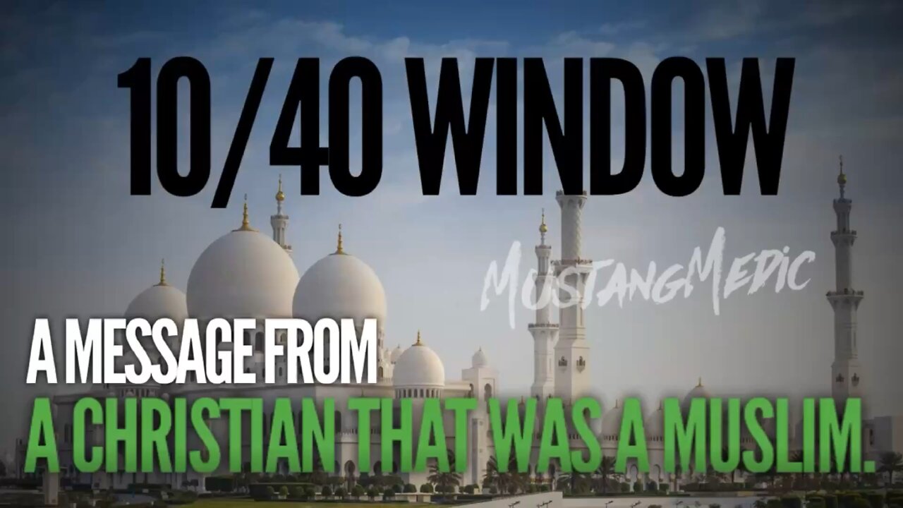 Witnessing for Christ in the 10/40 Window is incredibly brave.