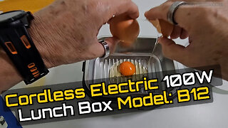 Cordless Electric Lunch Box B12 24000mAh 100W Review — Heats Anywhere, Even Fried Eggs