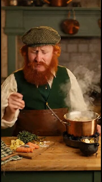 Secret Ingredient: Gold #SoraAI #AIVideo #IrishCooking #SecretIngredient #LeprechaunLife