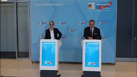 Merz ist als Kanzler gescheitert! - Pressekonferenz der AfD-Fraktion!