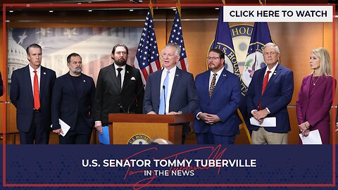 Senator Tuberville Speaks with House Members On Sharia Free America Caucus