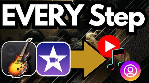 How To Make Guitar Videos with GarageBand & iMovie (IG, TikTok, YouTube)
