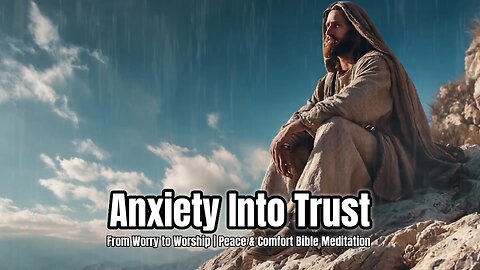 Anxiety Into Trust | Peace & Comfort Part 4 | 8-Minute Bible Meditation for Worry & Fear #dailybible