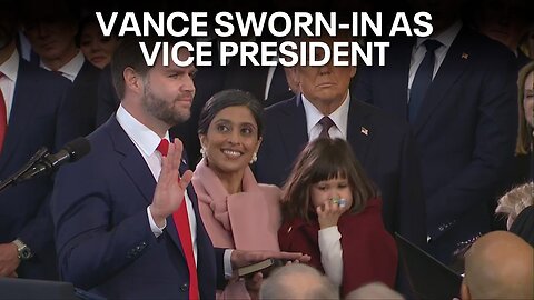 JD Vance sworn-in as vice president