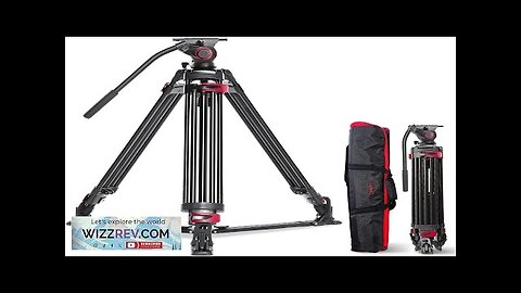 miliboo Heavy Duty Tripod for CameraVideo Tripod with Fluid HeadAluminum Heavy Duty Review