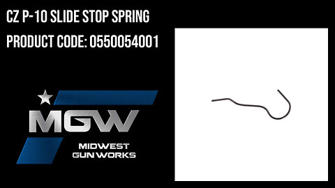 CZ P-10 Slide Stop Spring - 0550054001