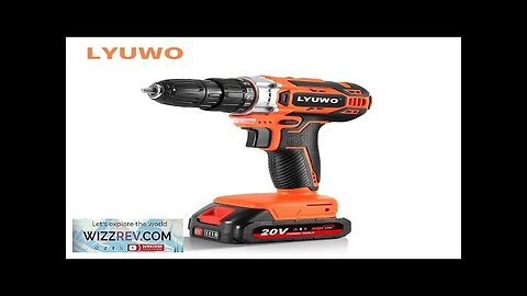 20V Cordless Drill 40N.m 25 Plus 1 LYUWO Electric Screwdriver Keyless Chuck Review