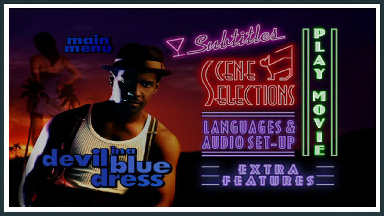 Devil in a Blue Dress - DVD Menu