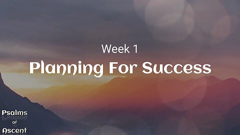 Planning For Success