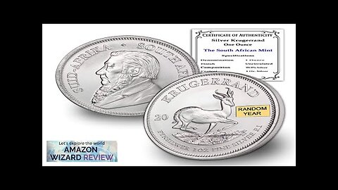 2017 Present (Random Year) 1 oz South African Silver Krugerrand Coin Brilliant Review