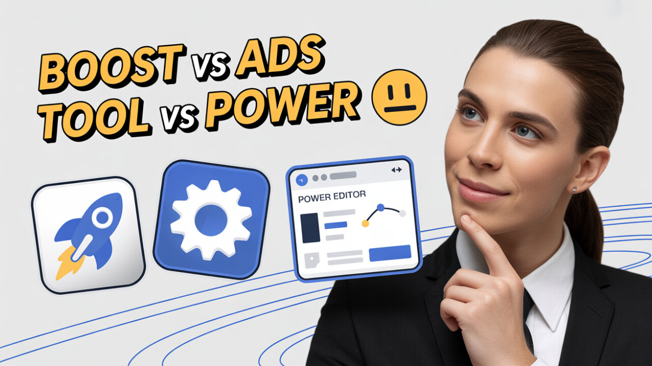 Boost Posts vs Ads Create Tool vs Power Editor | Full Facebook Ads Comparison