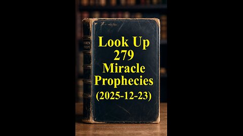 Look Up 279 Miracle Prophecies (2025-12-23)-{Mini}-(Video)