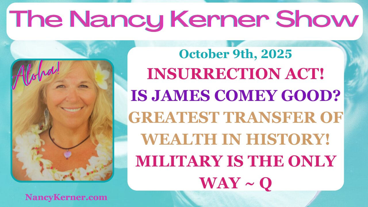 Insurrection Act! Is Comey Good? Greatest Transfer of Wealth in History! Military is the Only Way~Q