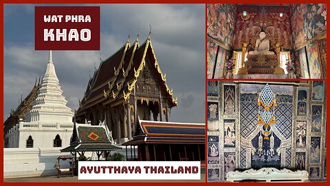 Preserved Ayutthaya Art: Rare Gold Stencil Paintings at Wat Phra Khao - Thailand 2025