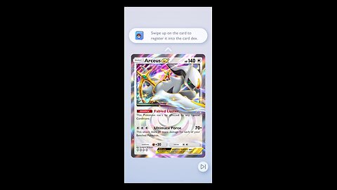 Pokémon TCG Pocket Arceus ex Unlock