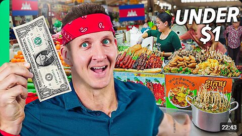 Cambodia’s Street Food Dollar Menu!! Cheapest in Asia!